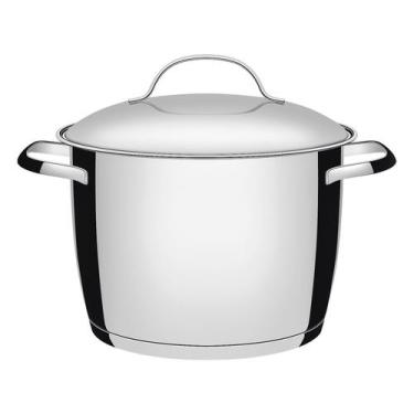 Imagem de Caldeirão Tramontina Allegra em Aço Inox com Fundo Triplo 24 cm 7,5 L 