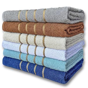 Imagem de Kit 5 Toalhas De Banho Alta Absorção Banhão 70 X 130 Barcelona Beka