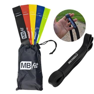 Imagem de Kit 5x Faixa ElásticasTheraband Fisioterapia Superband-Unissex