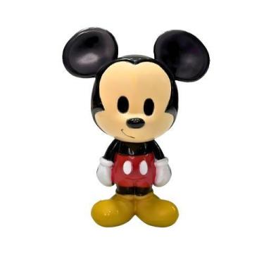 Imagem de Garrafa Infantil 3d Com Canudo Disney Mickey 240ml - 31747, Preto