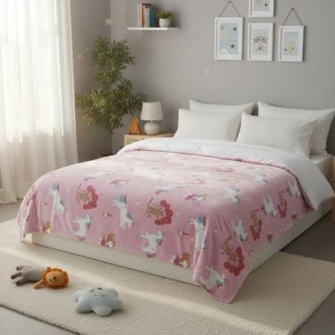 Imagem de Manta Cobertor Infantil Casal Brilha no Escuro 2m x 1.80m - Casa Laura