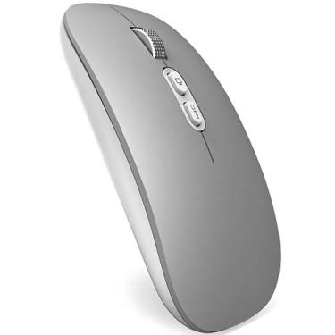 Imagem de Mouse Sem Fio Bluetooth Recarregavel Compatível Com Macbook Air Pro - 