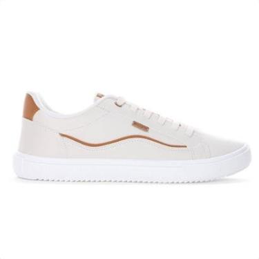 Imagem de Tênis Anacapri Detalhe Onda Bege e Marrom - Feminino-Feminino