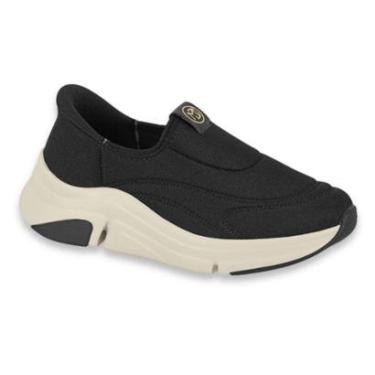 Imagem de Tenis Feminino Modare Solado Confortavel Ortopédico Calce Facil Impermeavel Ref: 7401.1...