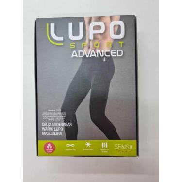 Imagem de Calça Underwear Warm Lupo Masculina Térmica 70054. - Lupo Sport, Preto