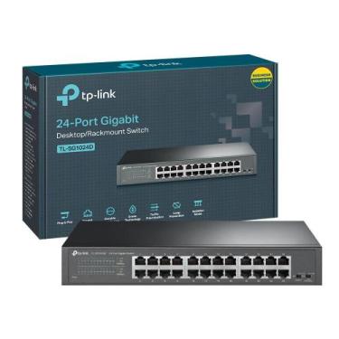 Imagem de Switch Tp-link Tl-sg1024d 24 Portas Rackmount Gigabit 10/100/1000 Mbps