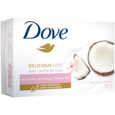 Imagem de Sabonete Dove Delicious Care Leite de Coco - 90g, 1, 90 gramas