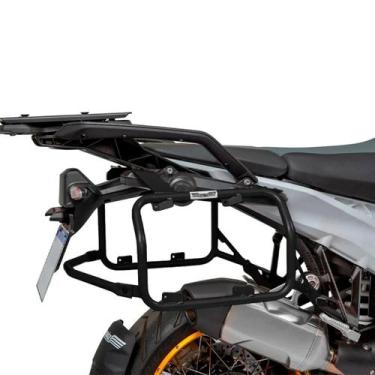 Imagem de Suporte Baú Lateral Adventure R 1300 GS Tubular Preto Bráz - Bráz Aces