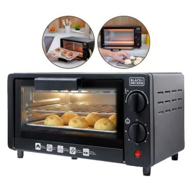 Imagem de Forno Elétrico Pequeno Assa Tosta Grelha 9l Ft9 Black Decker, Bivolt