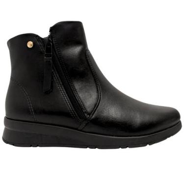 Imagem de Bota Comfort 25-92303 Feminina - Comfort Flex, Preto, 38