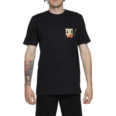 Imagem de Camiseta DC Shoes Seed Planter WT24 Masculina Preto, Preto, P