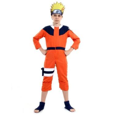 Imagem de Fantasia Naruto Infantil Standard com Máscara e Bota - Sulamericana, P
