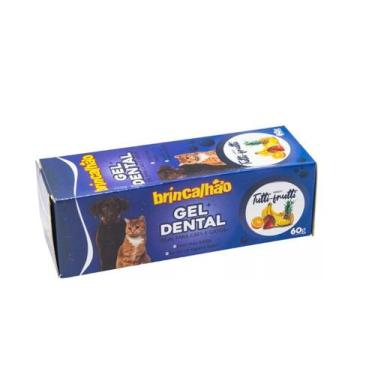 Imagem de Gel Dental Brincalhão para Cães 60g Sabores - BRINCALHAO, TUTTI-FRUTTI