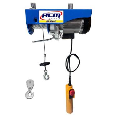 Imagem de Guincho Talha Eletrica Profissional 150/300Kg Elevacao 12Mts PA300C AC