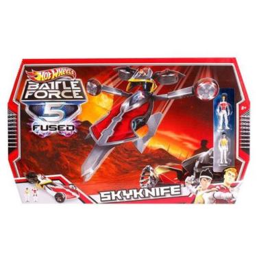 Imagem de Veículo Transformador Hot Wheels - Battle Force 5 Fused - Mattel