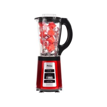 Imagem de Liquidificador Philco Smart Control Plq2000 600W Vermelho 127V, Vermel