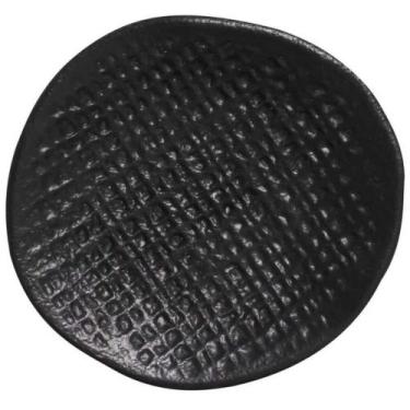 Imagem de Kit 24 Molheiras Cerâmica Preta Matte 11x2,2cm Porto Brasil Ramequins 