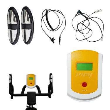 Imagem de Painel Visor LCD com Sensor Cardíaco para Bicicleta Spinning SU-CONTR Branco Leva Pra Casa