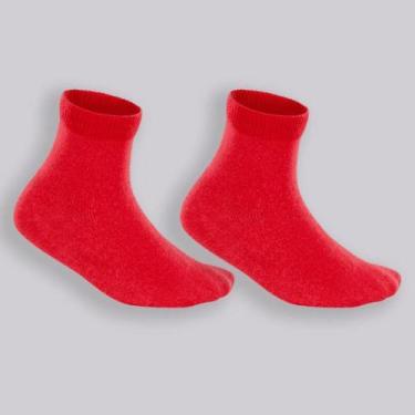 Imagem de Meia Lupo Cano Médio Punho Soft Baby 2005-088 C/2, Vermelho, Vermelho,
