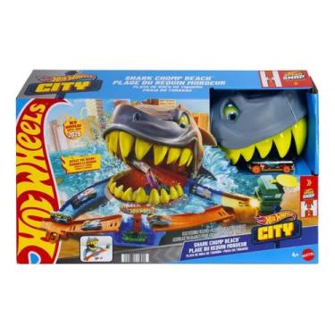 Imagem de Pista Hot Wheels City Praia Do Tubarão Mattel JHL96