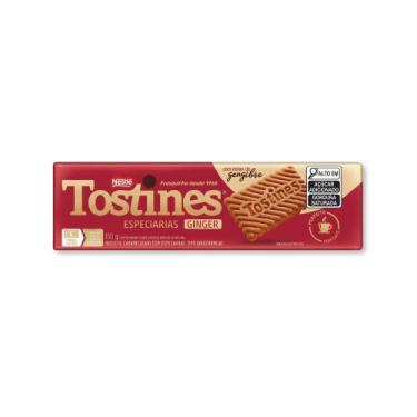 Imagem de Biscoito Tostines Especiarias Ginger Bolacha Gengibre 150g, Tostines