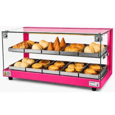 Imagem de BD10 - Estufa Beta para salgados de 10 bandejas Dupla Rosa - 127V - Om
