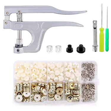 Imagem de Kit Alicate Aplicador + Estojo 120 Meia Perola Completa