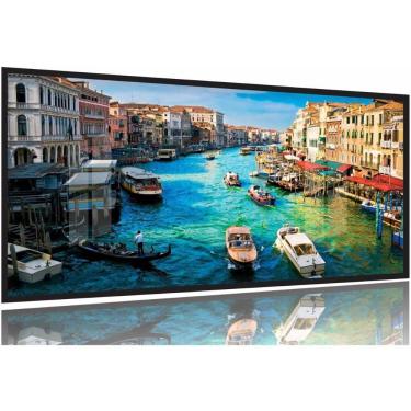 Imagem de Quadro Decorativo Paisagem Veneza Escritório 130x60 Moldura Preta 2x2