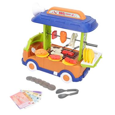 Imagem de Totority 1 Conjunto Ônibus De Brinquedo Caminhão De Comida Infantil Brinquedos Musicais Conjunto De Brinquedos Infantis Brinquedos Para Bebê Faz De Conta Sorvete Abdômen