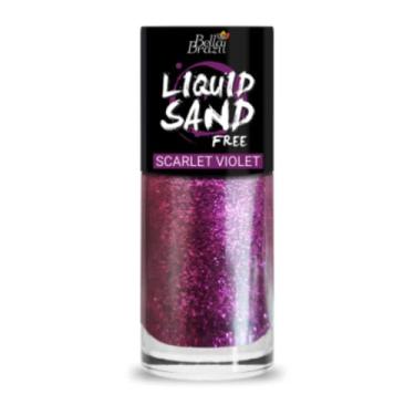 Imagem de Esmalte Bella Brazil Liquid Sand VIOLET Efeito Cristal 9ml