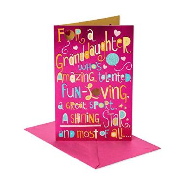 Imagem de American Greetings Cartão de aniversário para neta (estrela brilhante)