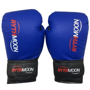Imagem de Luva Boxe Muay Thai Standard 16OZ Rythmoon ST Azul-Unissex