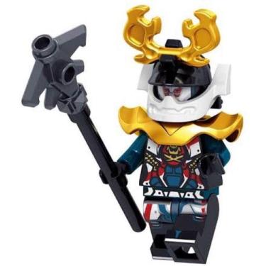 Imagem de Boneco Blocos De Montar Samurai X Combate Ninjago - Mega Block Toys