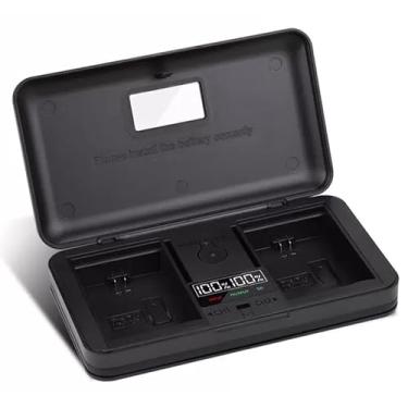 Imagem de Carregador de bateria EN-EL14 com leitura de cartão (excluindo baterias) compatível com Nikon D3100, D3200, D3300, D3400, D3500, D5100, D5200, D5300, D5500, D5600, Df DSLR, Coolpix P7000, P7000,