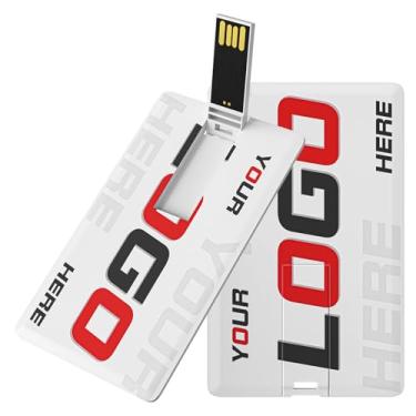Imagem de ABLAZE Flash Drives personalizados USB personalizados 32 GB, pacote com 10 unidades, 20 unidades, 50 unidades, 100 unidades, cartão de crédito, cartão bancário, pendrive personalizado 32 GB USB