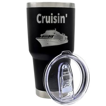 Imagem de Palm City Products Copo preto para navio de cruzeiro de 850 g