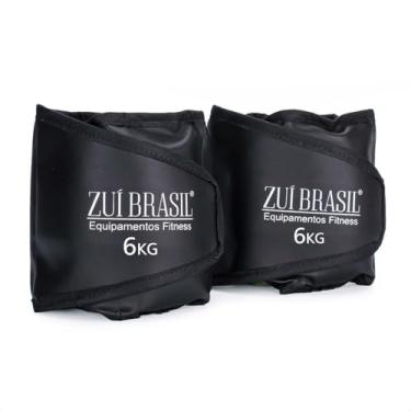 Imagem de Caneleira 6kg Kit Funcional Peso Musculação Completo O Par - Tornozeleira Academia, Caneleira Academia, Caneleira Musculação, Treino Pernas