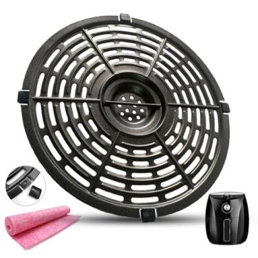 Imagem de QLRGNE Frigideira a ar de 3,7 litros para fritadeiras Gowise USA Chefman Crux Air Fryers, bandeja premium para fritadeira a ar, prateleira de inserção para fritadeira a ar de 3,7 litros, antiaderente