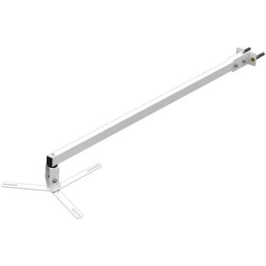 Imagem de Suporte Projetor Datashow Mini Led Parede Braço 100Cm-Branco - Multifo