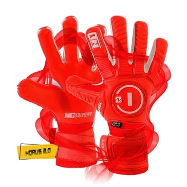 Imagem de Luva de Goleiro Profissional N1 Horus (Vermelho, 11)