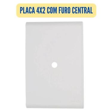 Imagem de Monte seu Kit - Módulos e Placas/Espelhos Tramontina Liz, Placa 4x2 Fu