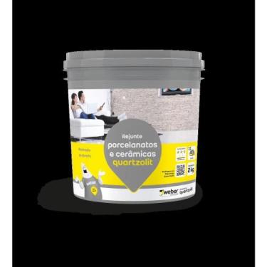 Imagem de Rejunte Superfino Premium 2kg Cinza Artico Quartzolit
