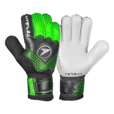 Imagem de Luva de Goleiro Campo Poker Training Focus - Preto+Verde, 9