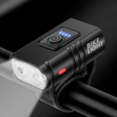 Imagem de Farol Bicicleta T6 2 Led Mtb Prova Dágua Recarregável - BELLATOR