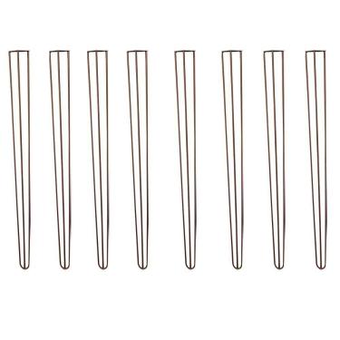 Imagem de Kit 8 Pés De Metal 90 Cm Aparador E Mesa De Canto Bronze