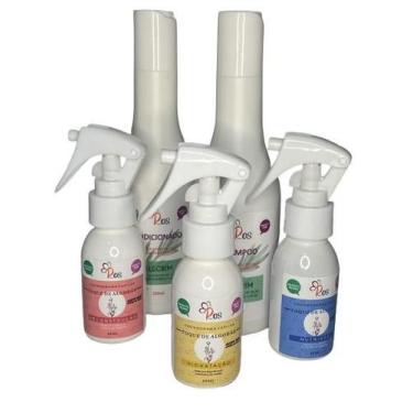 Imagem de Kit cronograma capilar completo Seja Ros (3 máscaras, 1 shampoo e 1 co