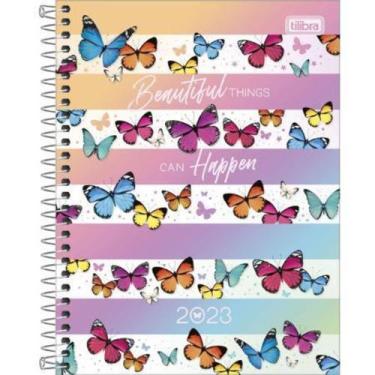 Imagem de Planner espiral 17,7 x 24 cm daisy 2023 - TILIBRA