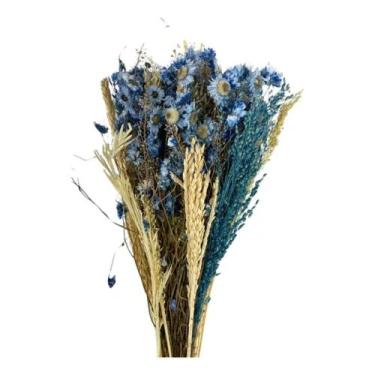 Imagem de Buquê Azul Casamento Flores Desidratadas Decoração Lar - FLORA FULL