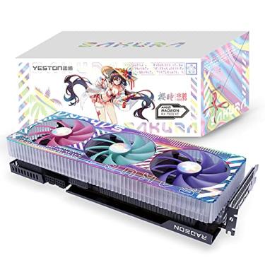 Imagem de RX7900XT-20GD6 Sugar YA Graphics Card 20G/320bit/GDDR6 Memory 2025-2395MHz Core Frequency com Dual Ball Fan com Light HD+DP*3 Portas de Saída/650
