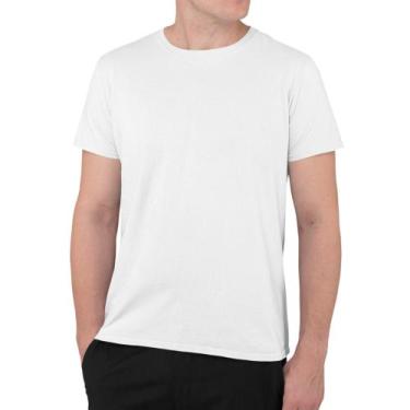 Imagem de Camiseta Neutra Masculina Básica 100% Algodão Malha Premium - Lauhe Of